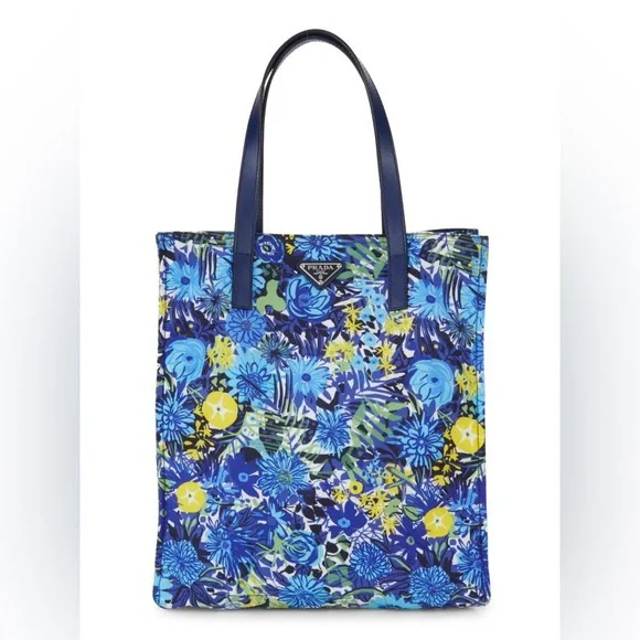 Prada Floral Nylon Tote - Picture 1 of 15